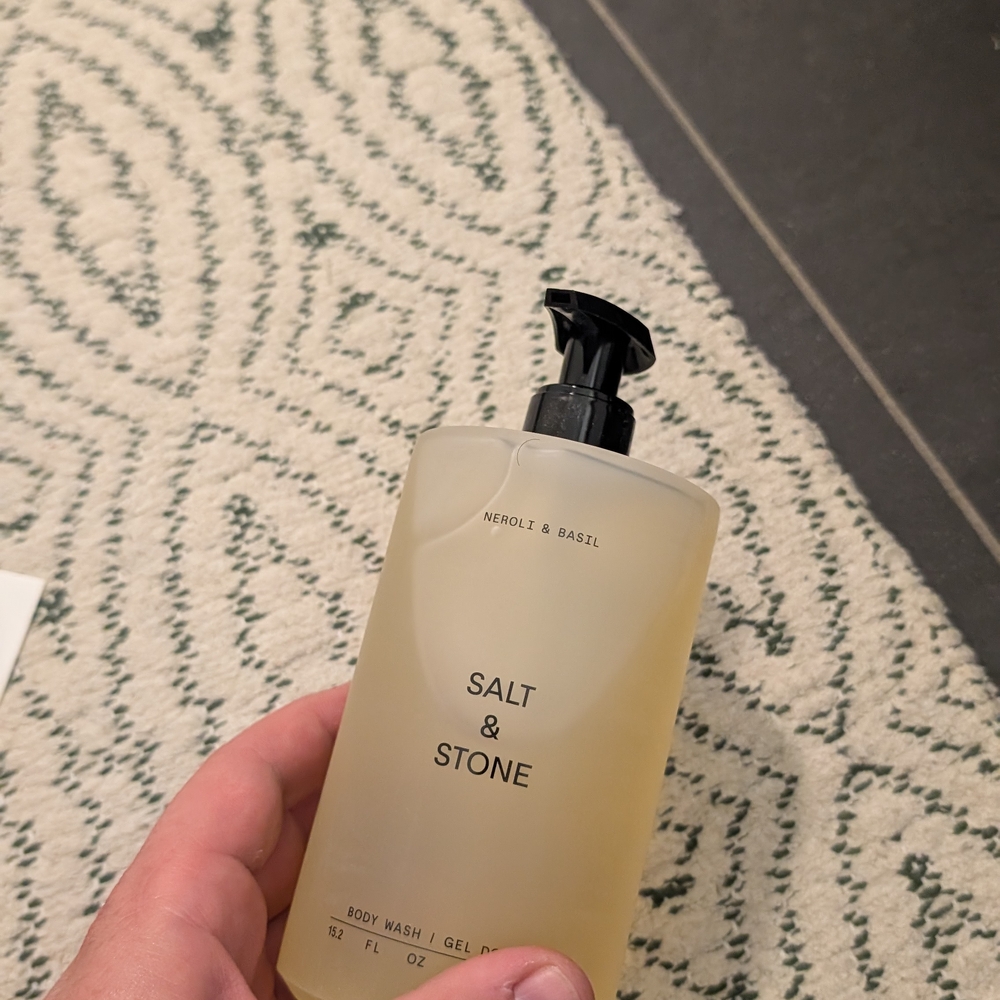 Salt And Stone Body Wash -neroli And Basil